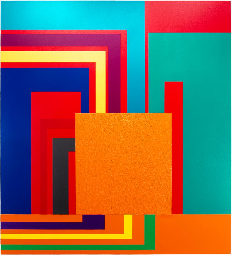Peter Halley, Emulation, 2002